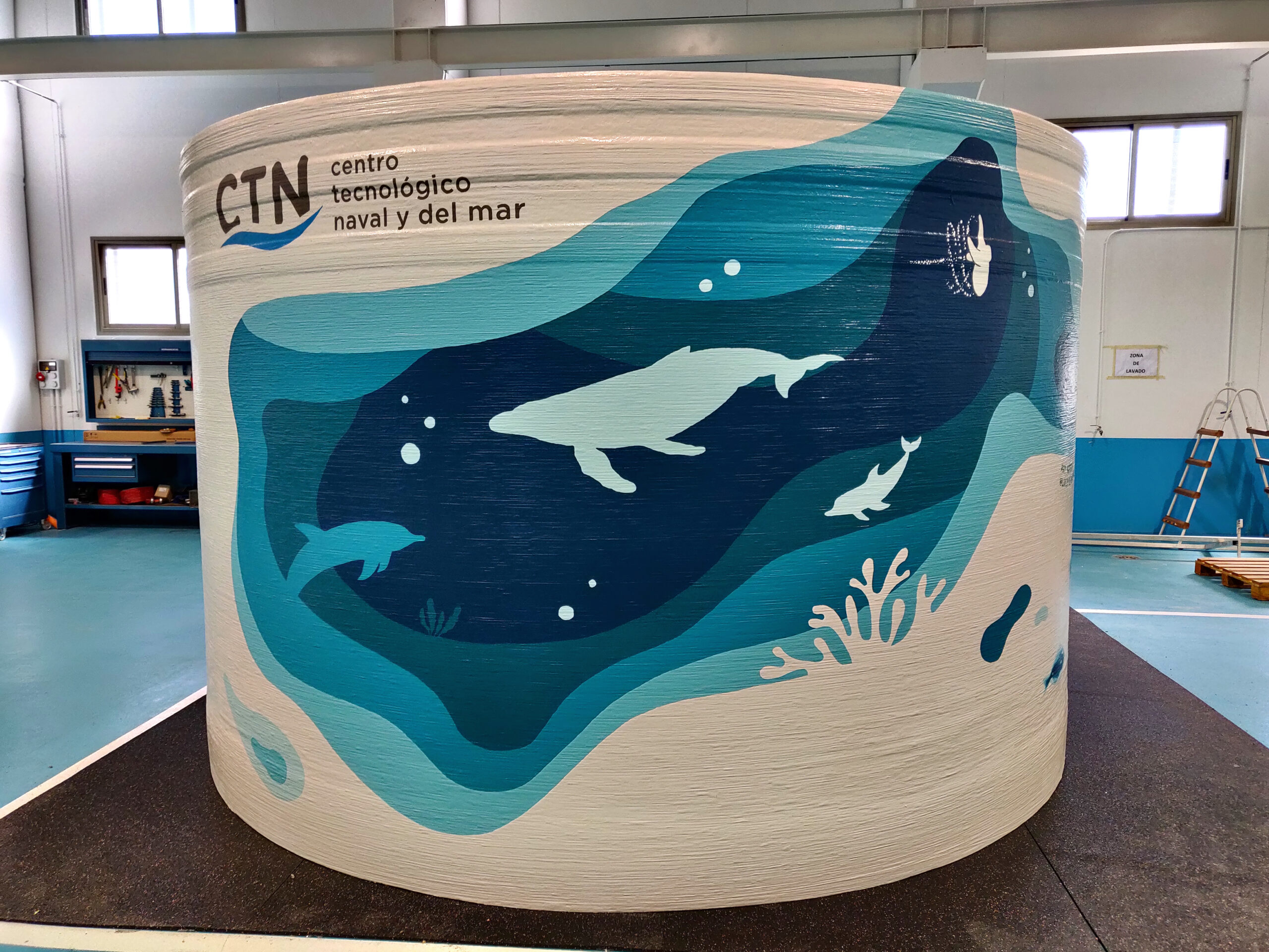 Tonel para el Centro Tecnológico Naval y del Mar